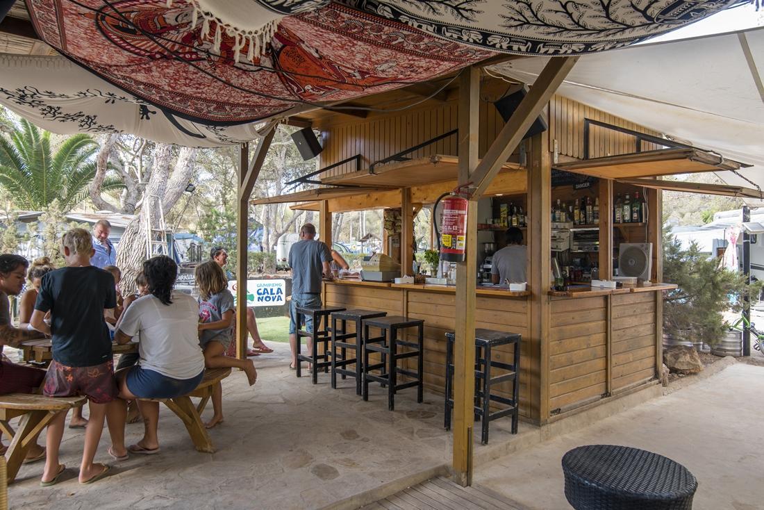 Camping Cala Nova Es Cana Exterior foto